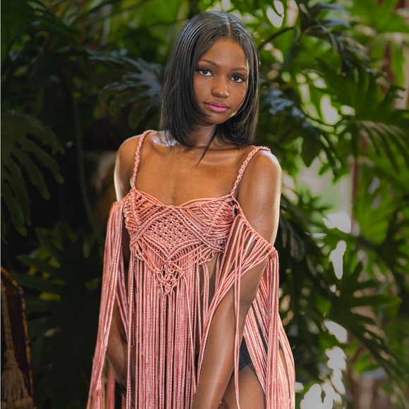 Handmade Macramé Rope Dress GoodVibeGoda - Picture 5 of 16